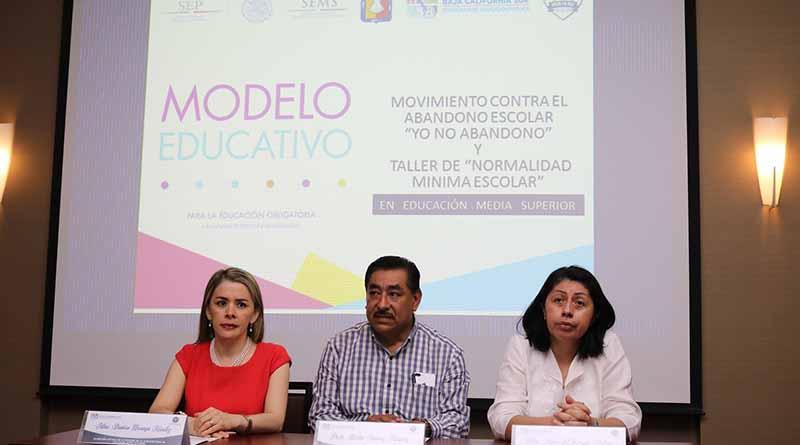 Imparte SEP a docentes de preparatoria estrategias para disminuir la deserción en BCS Imparte SEP a docentes de preparatoria estrategias para disminuir la deserción en BCS
