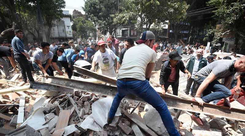 retiroescombro Termina rescate de cuerpos en la ciudad; inicia retiro de escombros en CDMX