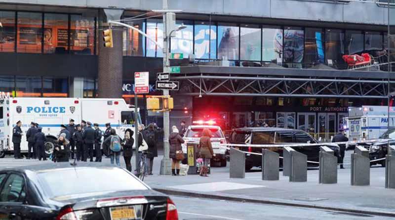 explosionNY Sólo un herido tras explosión en principal terminal de autobuses de NY