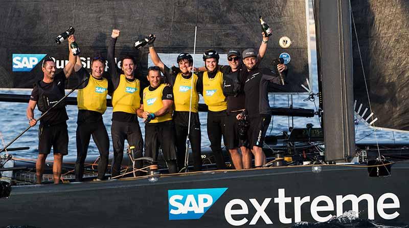 velerosganadores SAP Extreme Sailing Series gana la temporada de Extreme Sailing Series™ 2017