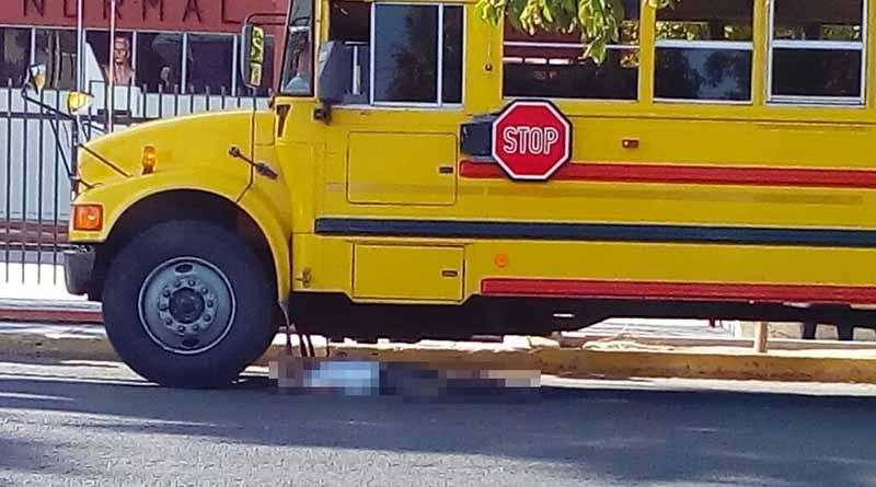 atropellado Camión de transporte público atropella y mata a un hombre en La Paz