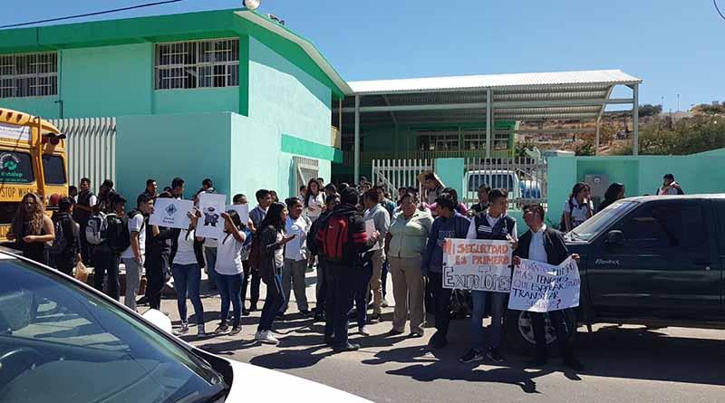 conalep2 Estudiantes del Conalep en SJC exigen seguridad peatonal