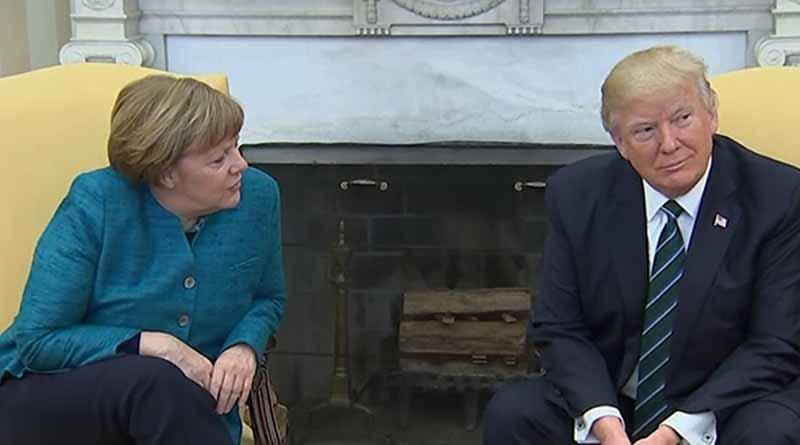 Anuncian posible encuentro entre Trump y Merkel en Washington Anuncian posible encuentro entre Trump y Merkel en Washington