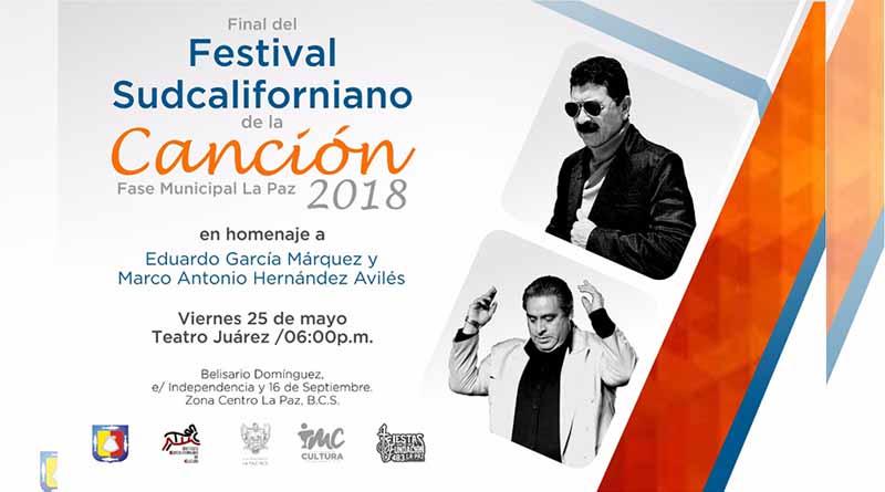 Invitan a la final del Festival Sudcaliforniano de la Canción fase municipal La Paz Invitan a la final del Festival Sudcaliforniano de la Canción fase municipal La Paz