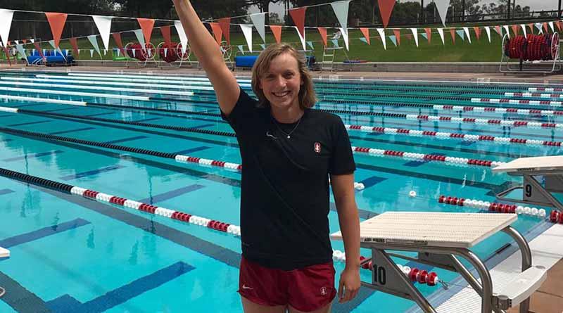 Katie Ledecky vuelve a romper récord mundial de mil 500 metros de nado Katie Ledecky vuelve a romper récord mundial de mil 500 metros de nado