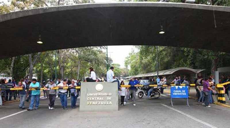 Universidades venezolanas en bancarrota; académicos inician paro Universidades venezolanas en bancarrota; académicos inician paro