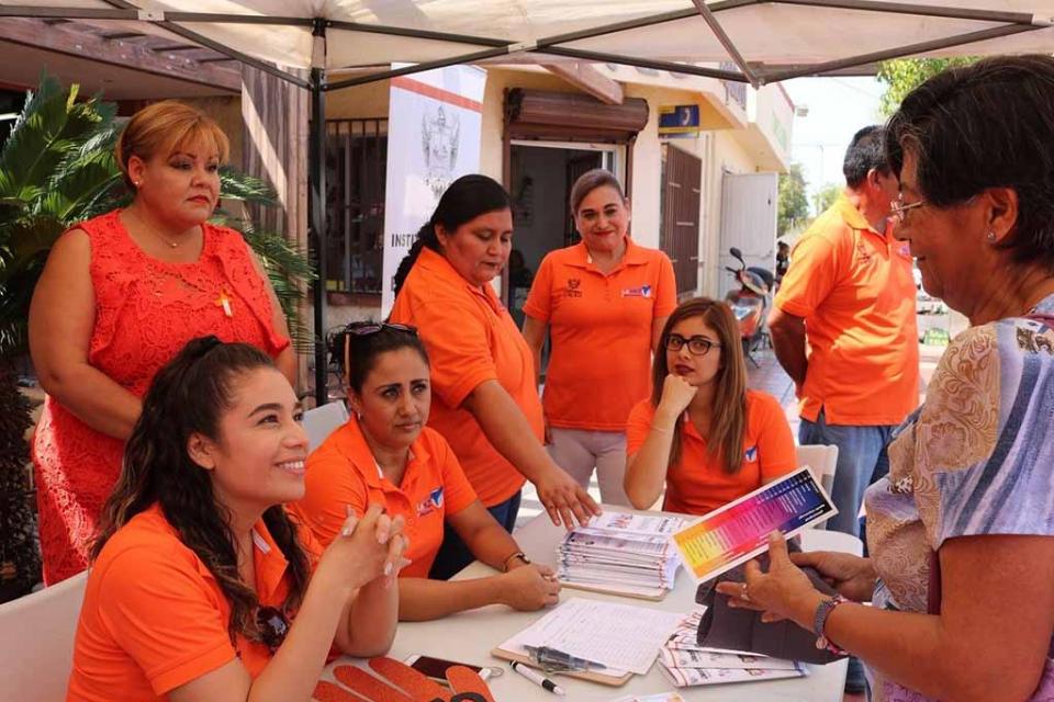DIA NARANJA El IMMUJER conmemora el Día Naranja, mes de julio