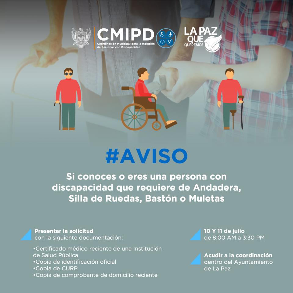 Trabaja Ayuntamiento de La Paz en beneficio de personas con discapacidad Trabaja Ayuntamiento de La Paz en beneficio de personas con discapacidad