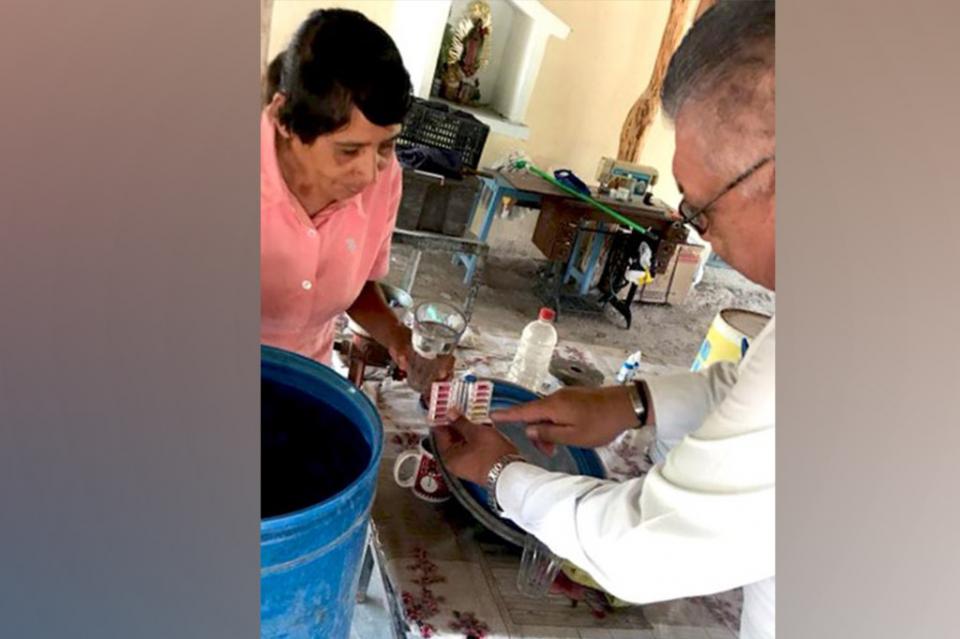 Se llevan labores de Fomento Sanitario en zona rural Se llevan labores de Fomento Sanitario en zona rural