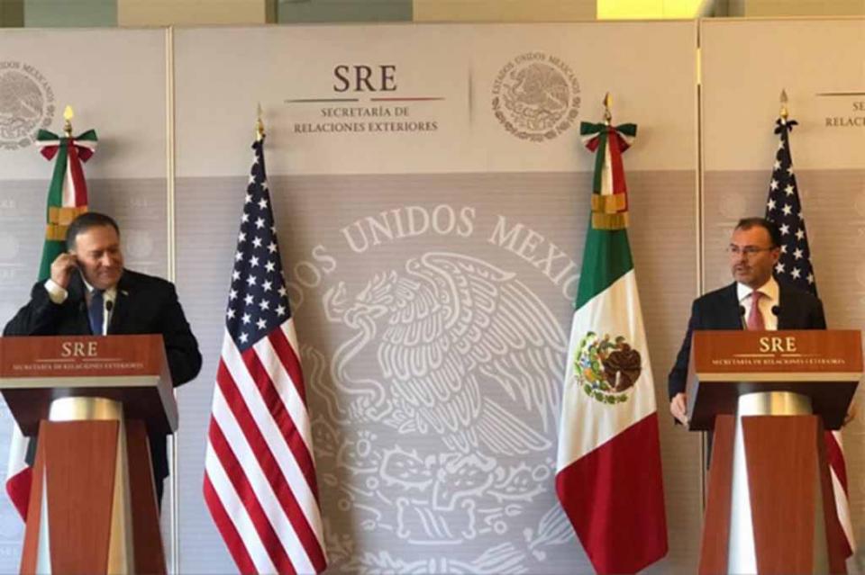 acuerdan México y EUA socios, aliados y amigos, destaca Pompeo tras visita a México