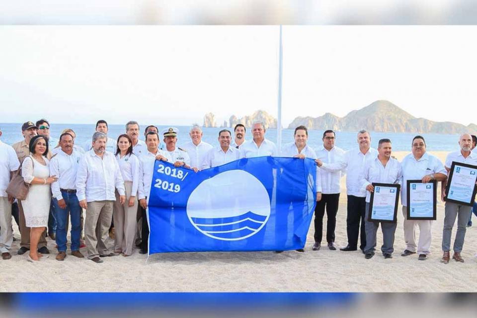 blueflaggalardon Baja California Sur, 1er lugar Nacional "Blue Flag" con 21 playas certificadas