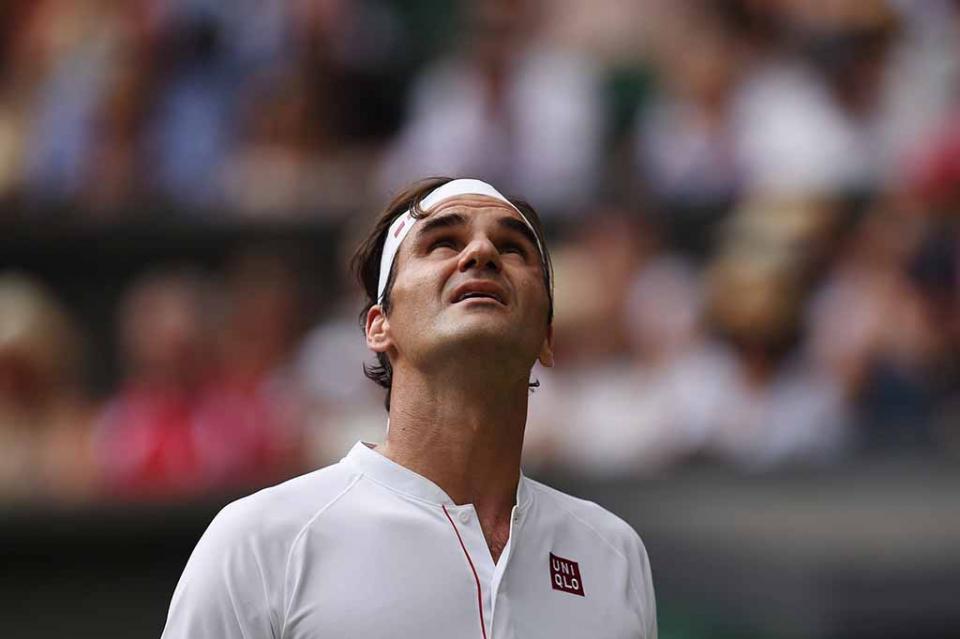 TENNIS-GBR-WIMBLEDON Federer supera a Mannarino y accede a cuartos en Wimbledon