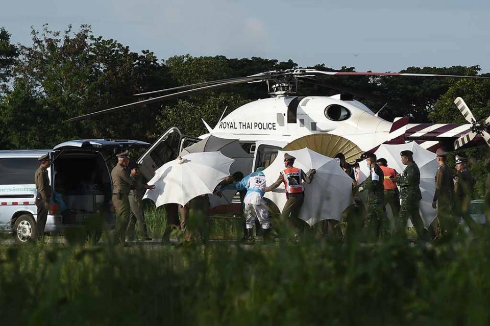 THAILAND-ACCIDENT-WEATHER-CHILDREN-CAVE Concluye segunda fase con rescate de cuatro niños atrapados en Tailandia