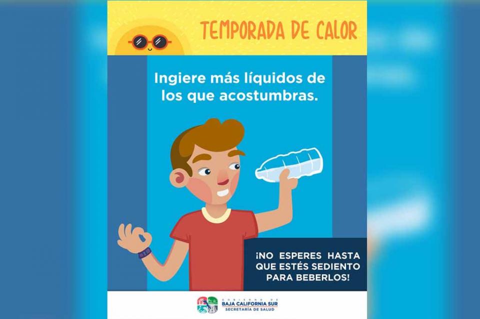 temporadadecalor2 Ante altas temperaturas debe reforzarse el consumo de agua