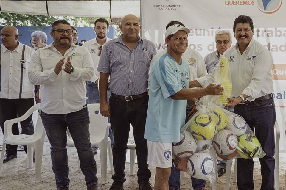 En tres años crece municipio de La Paz en temas de apoyos al deporte En tres años crece municipio de La Paz en temas de apoyos al deporte