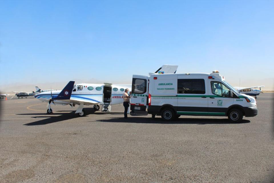 Aéreo Ambulancia agilizó atención médica para recién nacidos Aéreo Ambulancia agilizó atención médica para recién nacidos
