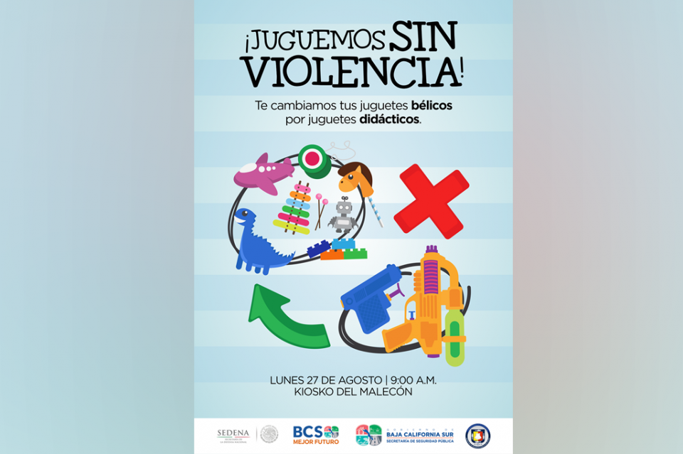 SEDENA y SSPE unidos en la campaña “Juguemos Sin Violencia” SEDENA y SSPE unidos en la campaña “Juguemos Sin Violencia”