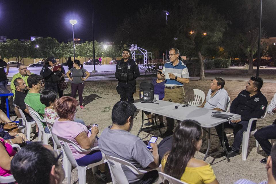 Refuerza la DGSPPPTM organización de vecinos vigilantes Refuerza la DGSPPPTM organización de vecinos vigilantes