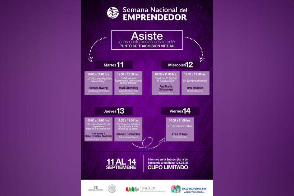 Invita SETUES a participar en semana nacional del emprendedor Invita SETUES a participar en Semana Nacional del Emprendedor