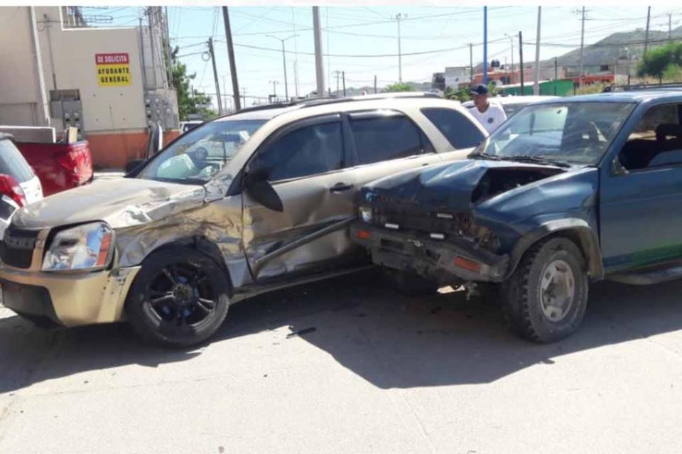 choque Mujer sale lesionada en choque automovilístico en CSL