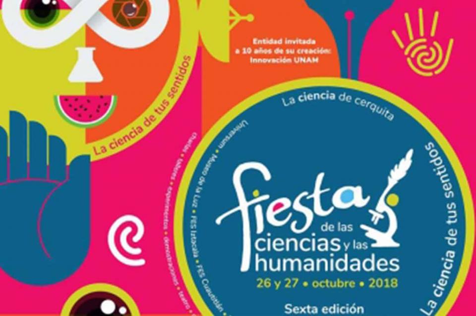 Mañana inicia la Fiesta de las Ciencias y las Humanidades 2018 Mañana inicia la Fiesta de las Ciencias y las Humanidades 2018