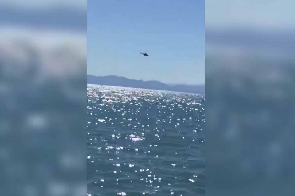 helicpoptero marina Cae helicóptero de la Marina en Golfo de Santa Clara BC