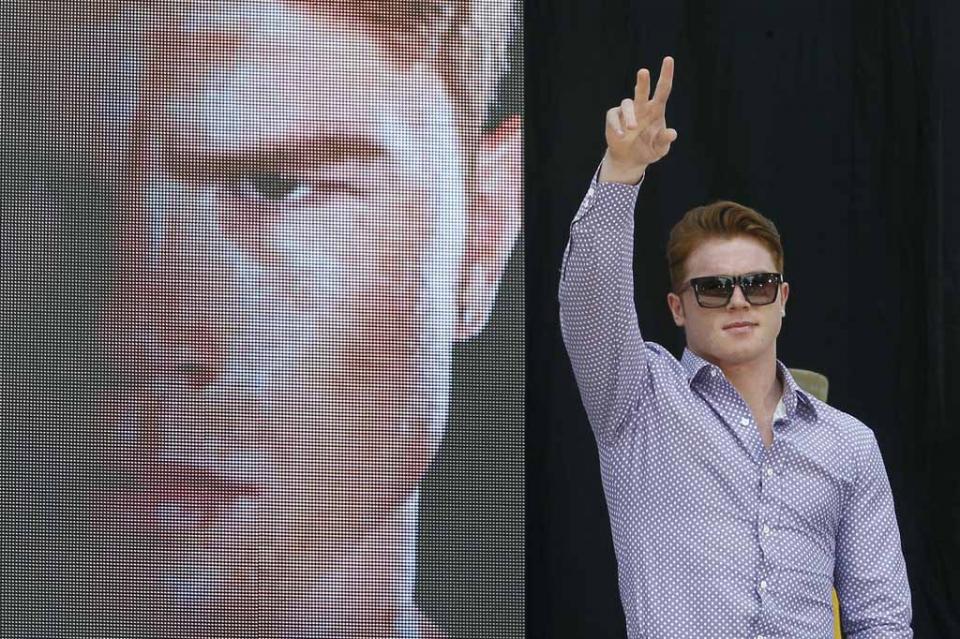 Boxeador "Canelo" Álvarez, ganador del Premio Nacional de Deportes 2018 Boxeador "Canelo" Álvarez, ganador del Premio Nacional de Deportes 2018