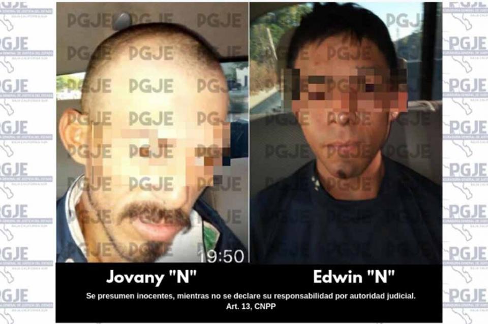 detenidos26nov Asegura PGJE a tres personas y más de mil dosis de cristal y marihuana en SJC
