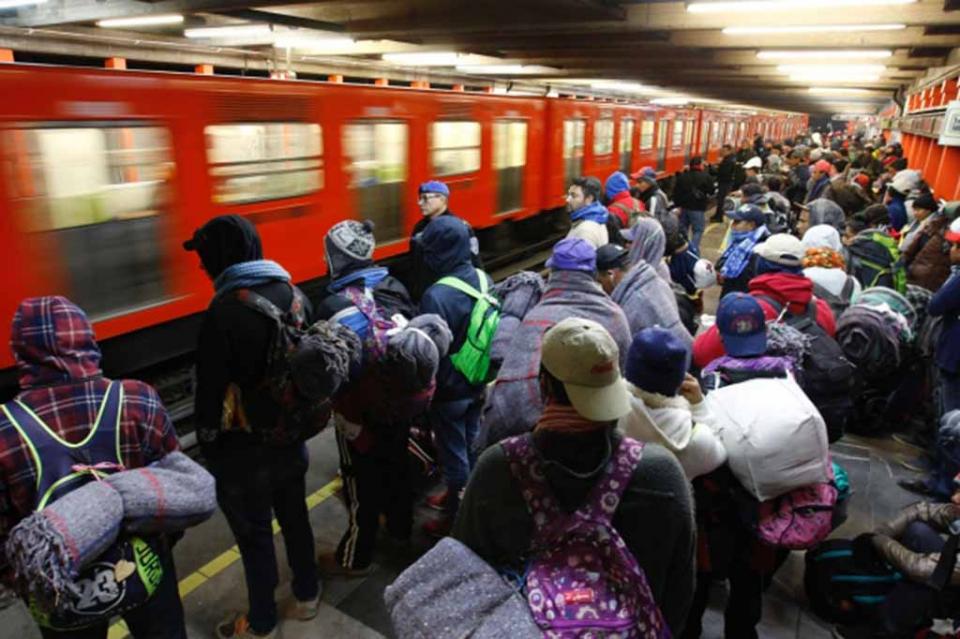 migrantes17nov Dejan más de 500 centroamericanos albergue capitalino
