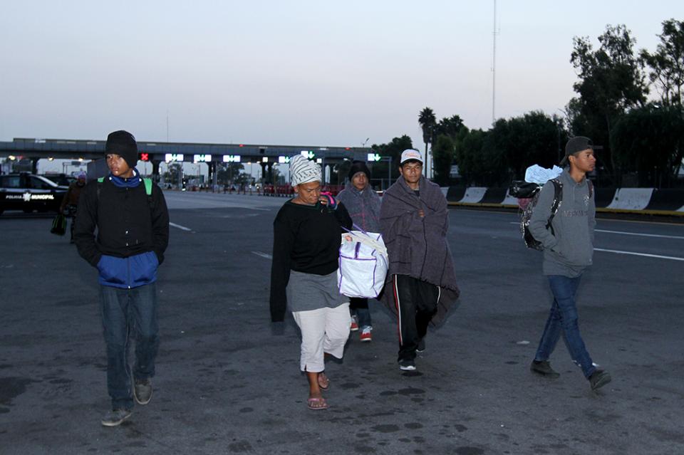 Comienzan a salir contingentes migrantes de Querétaro Comienzan a salir contingentes migrantes de Querétaro