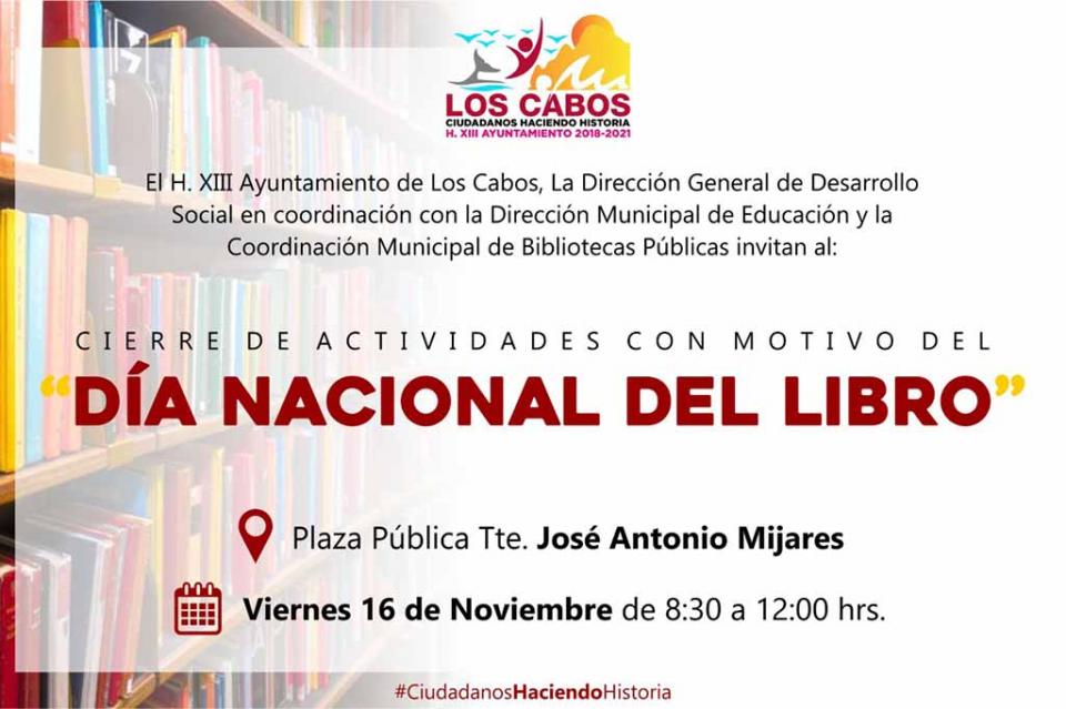 thumbnail_03 GOBIERNO DE LOS CABOS INVITA A LAS ACTIVIDADES CON MOTIVO DEL DIA NACIONAL DEL LIBRO Gobierno de Los Cabos invita a las actividades con motivo del Día Internacional del Libro