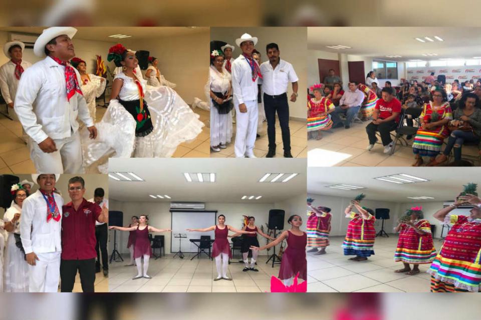 croc26dic2 Imparte la CROC clases de danza y música a sus trabajadores y población abierta