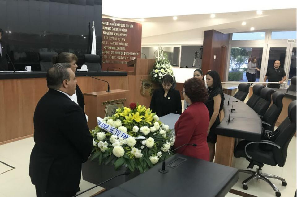 homenaje2 Rinde homenaje el Congreso del Estado a Rodolfo Garayzar Anaya