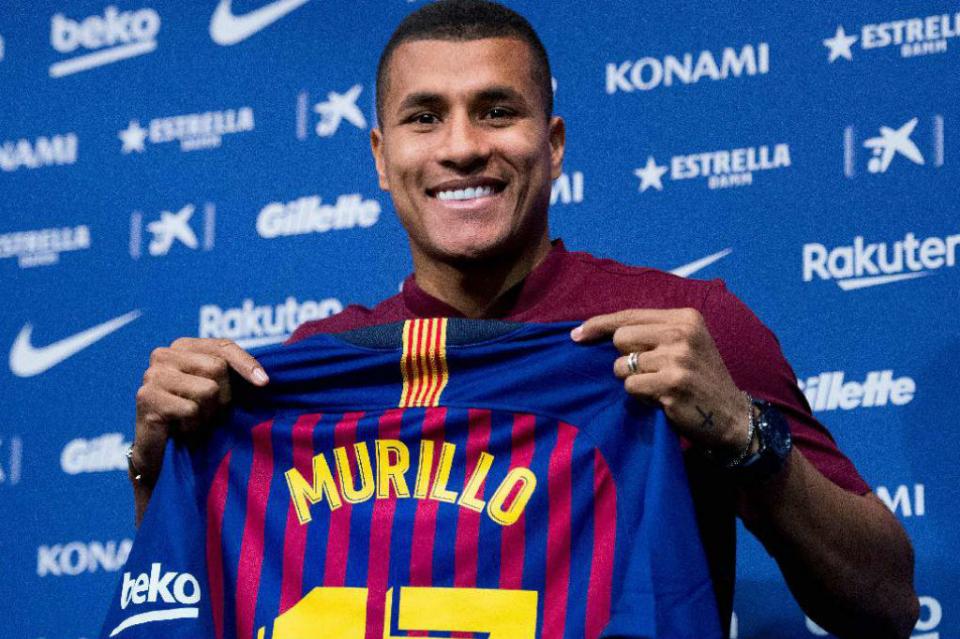 murillo2 Barcelona presenta de manera oficial a defensa colombiano Jeison Murillo