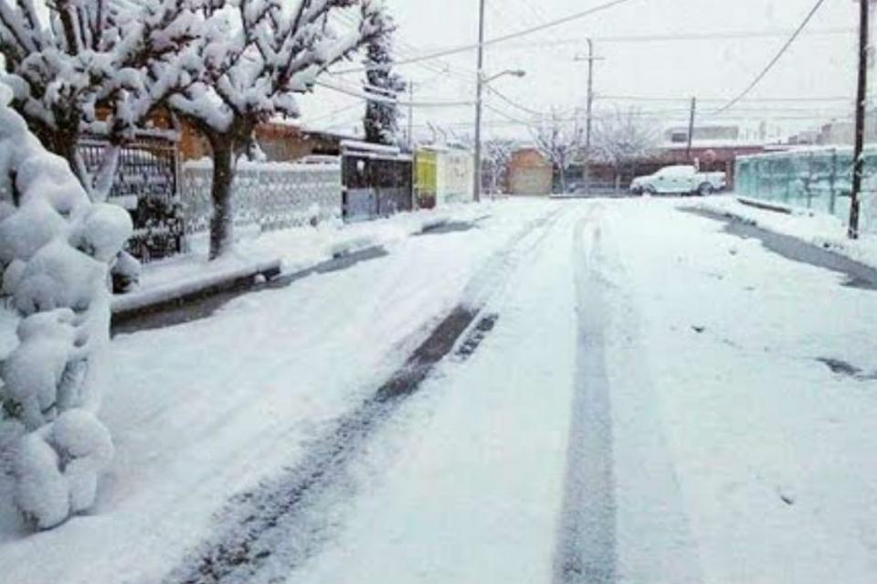 nevadas2 Cierran tramos carreteros en Chihuahua por nevadas
