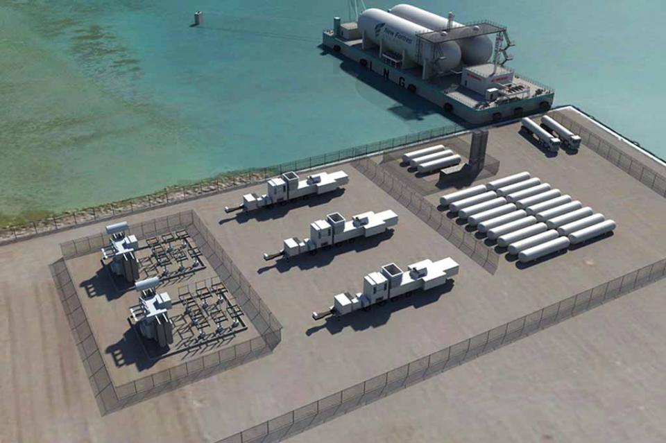 Iniciarán obras de construcción de la primera terminal de gas natural en BCS Iniciarán obras de construcción de la primera terminal de gas natural en BCS