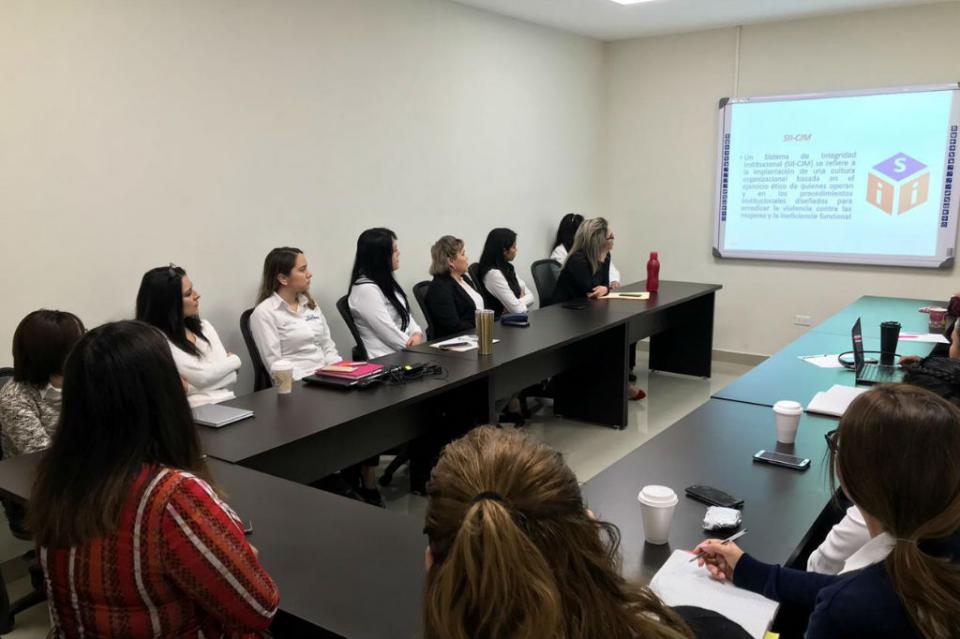 conavim Brinda Conavim asistencia técnica al centro de Justicia para las mujeres para lograr certificación