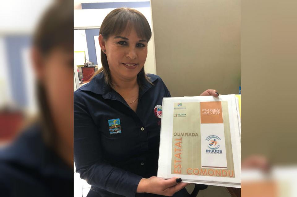 inscripcion Dará mucha pelea Comondú en la Olimpiada Estatal: Rocío Madrid