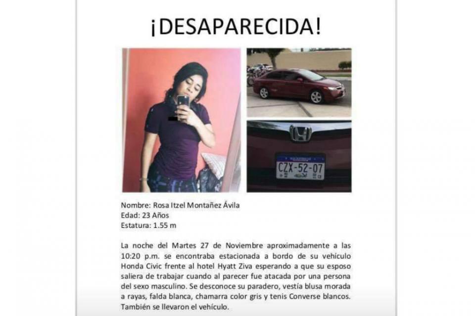 jovendesaparecida Rosa Itzel Montañez Avilés cumple 1 mes desaparecida, familiares exigen su búsqueda