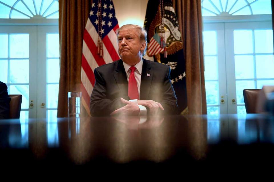 Trump podría emitir el primer veto si le niegan la emergencia nacional Trump podría emitir el primer veto si le niegan la emergencia nacional