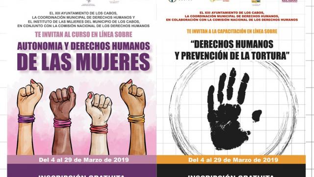 Coordinación Municipal de Derechos Humanos invita al primer periodo de capacitaciones gratuitas en línea Coordinación Municipal de Derechos Humanos invita al primer periodo de capacitaciones gratuitas en línea