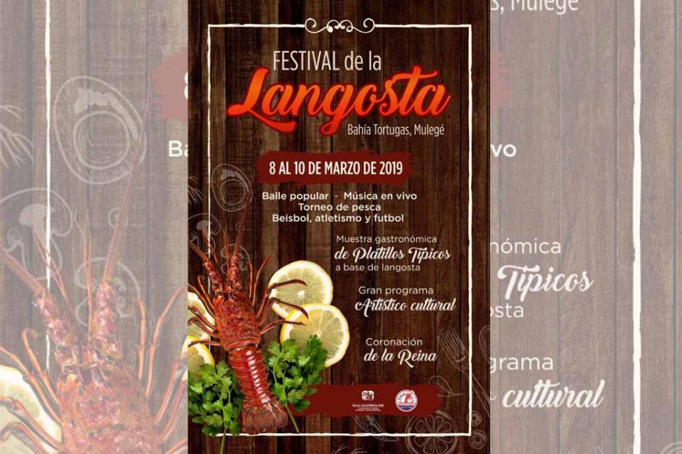 Invita SETUES a Festival de la Langosta en Mulegé Invita SETUES a Festival de la Langosta en Mulegé