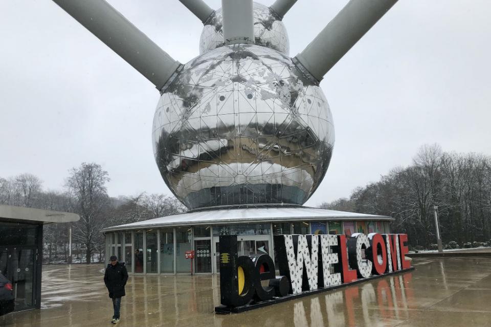 atomo Convertido en imán turístico, el Átomo de Bruselas cumplió 60 años