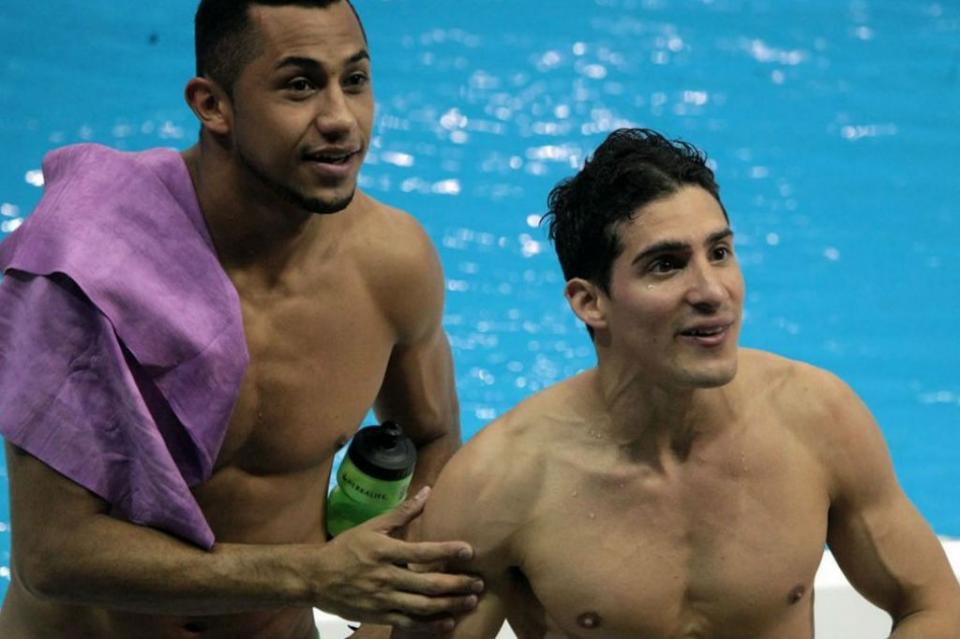 clavadistas2 Mexicanos Pacheco y Ocampo consiguen plata en Serie Mundial de Clavados