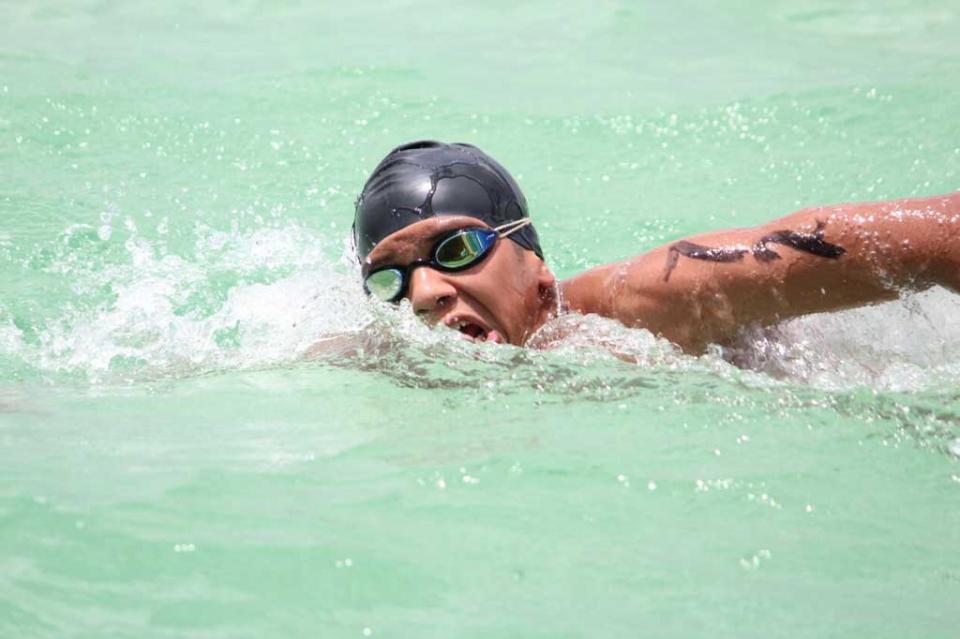 Nadadores en aguas abiertas a la Olimpiada Nacional Nadadores en aguas abiertas a la Olimpiada Nacional
