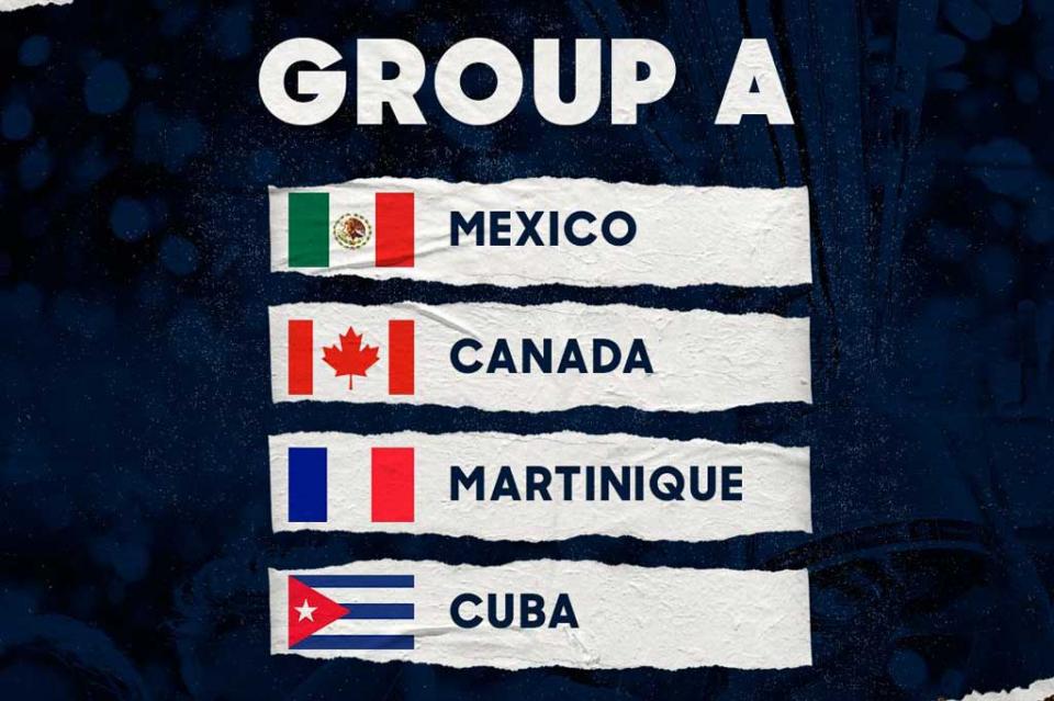 México enfrentará a Canadá, Martinica y Cuba en Copa Oro México enfrentará a Canadá, Martinica y Cuba en Copa Oro