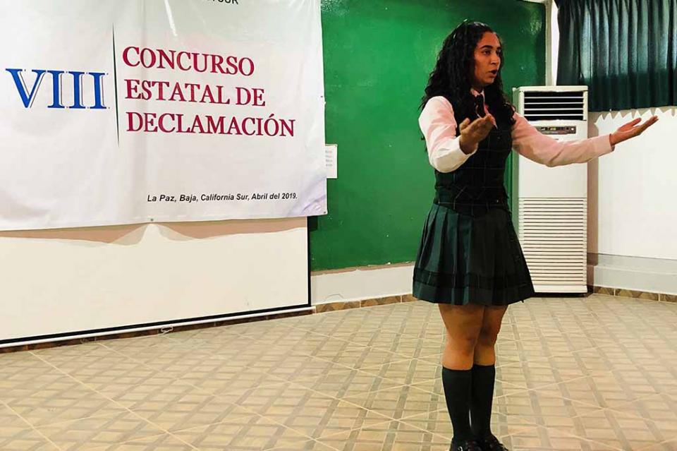 Realizó Cobach Concurso Estatal de Declamación Realizó Cobach Concurso Estatal de Declamación