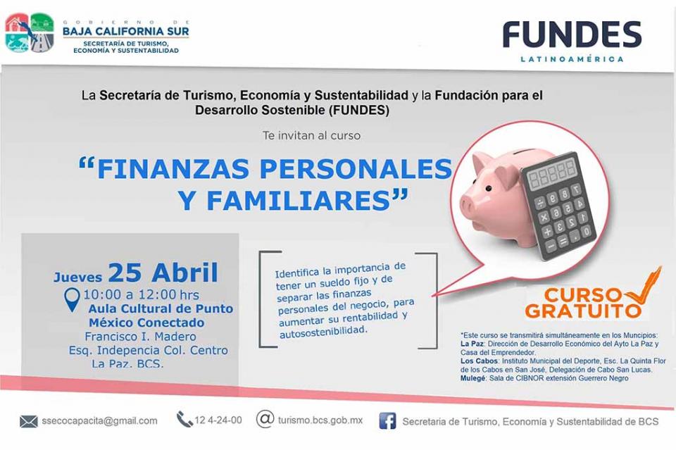 Invita SETUES a curso de finanzas personales y familiares Invita SETUES a curso de finanzas personales y familiares