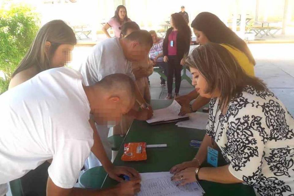 Celebran actos matrimoniales en centro penitenciario de SJC Celebran actos matrimoniales en centro penitenciario de SJC