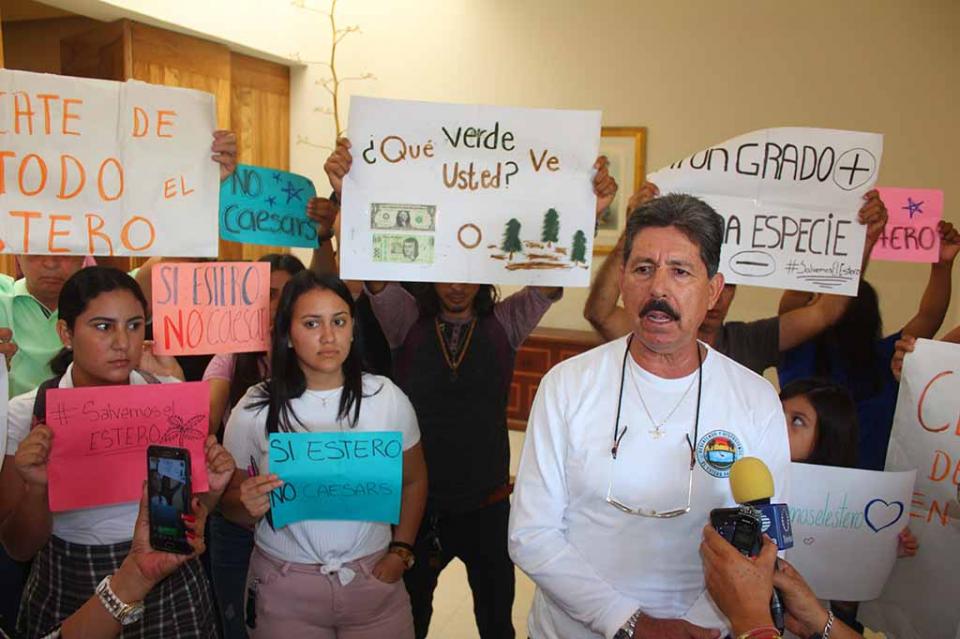 Buscan sumar a Greenpeace y a AMLO al rescate del Estero de SJC Buscan sumar a Greenpeace y a AMLO al rescate del Estero de SJC